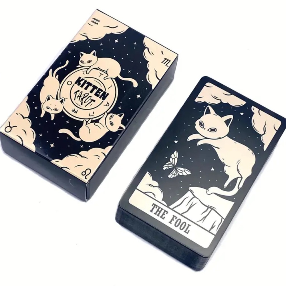 Kitten Tarot card deck